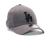 Dámská Kšiltovka New Era League Essential Los Angeles Dodgers 9FORTY Grey Heather/Black Strapback
