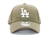 Kšiltovka New Era Seasonal Heather Los Angeles Dodgers 9FORTY Heather Olive/White Strapback