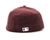 Kšiltovka New Era Seasonal Heather Boston Red Sox 59FIFTY Heather Maroon/White