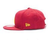 Kšiltovka New Era League Essential Los Angeles Dodgers 9FIFTY Carmine/Gold Snapback