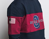 Mikina New Era World Hood Crew Night Shift Navy/Cardinal