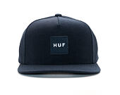Kšiltovka HUF Box Logo Midnight Snapback