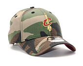 Kšiltovka New Era Camo Team Cleveland Cavaliers 9FORTY Black Camo/Cardinal Strapback
