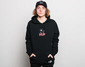 Mikina S Kapucí HUF Felix The Cat Hooded Sweatshirt Skate Black