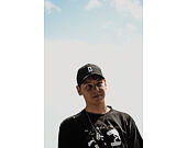 Kšiltovka State of WOW ALPHABET - Delta Baseball Cap Crown 2 Black/White Strapback