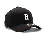 Kšiltovka State of WOW ALPHABET - Romeo Baseball Cap Crown 2 Black/White Strapback
