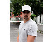 Kšiltovka UPFRONT Truth Canvas Baseball Trucker Cap Off White/ Army Green Snapback