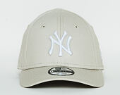 Dětská Kšiltovka New Era  League Essential Kids New York Yankees  9FORTY Toddler Stone / Optic White