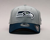 Kšiltovka New Era  Jersey Hex Seattle Seahawks 39THIRTY  Gray / Official Team Color
