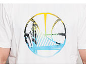 Triko New Era Coastal Heat Infill Tee Golden State Warriors White