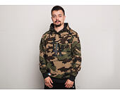 Mikina S Kapucí New Era Team Apparel Ft Print Hoody Los Angeles Dodgers Woodland Camo