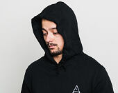 Mikina S Kapucí HUF Hooded Sweatshirt Essentials Triple Triangle Black