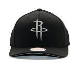 Kšiltovka Mitchell & Ness Melange Logo Houston Rockets Black Snapback