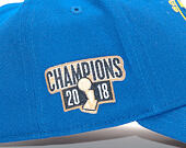 Kšiltovka New Era NBA Champions 2018 LOCKER ROOM Champs Patch Golden State Warriors 9FORTY Official