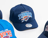 Kšiltovka Mitchell & Ness NBA Team Arch Pinch Panel 110 Oklahoma City Thunder Navy Snapback