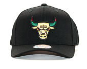 Kšiltovka Mitchell & Ness Luxe 110 SB Chicago Bulls Black Snapback
