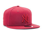 Kšiltovka New Era League Essential New York Yankees 9FIFTY Cardinal Snapback