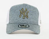 Kšiltovka New Era A Frame Trucker Jersey Essential New York Yankees 9FORTY AFRAME TRUCKER Gray/New O