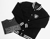 Bunda New Era Team Apparel Varsity Jacket Oakland Raiders Black