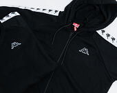 Mikina Kappa Banda Arit Slim Black/White