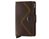 Peněženka Secrid Miniwallet Stitch Linea Espresso