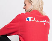 Mikina Champion Crewneck Sweatshirt Mini Classic Logo Red