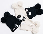 Dětský Kulich New Era Double Pom Cuff Knit Los Angeles Dodgers Youth White