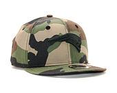 Dětská Kšiltovka New Era 9FIFTY Camo New England Patriots Youth Woodland Camo/Black Snapback