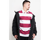 Triko Champion Long Sleeve Polo T-Shirt Red/White