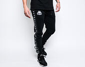 Tepláky Kappa Authentic Amsag Black/White