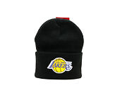 Kulich Mitchell & Ness Los Angeles Lakers Hardwood Classic Team Logo Knit Black