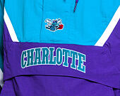 Bunda Mitchell & Ness Charlotte Hornets Half Zip Anorak Jacket Purple/Blue