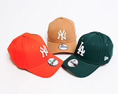 Kšiltovka New Era 9FORTY New York Yankees League Essential Orange/White Strapback