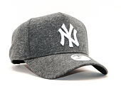 Dámská Kšiltovka New Era 9FORTY A-Frame New York Yankees Jersey Heather Black/White Snapback