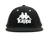 Kšiltovka Kappa Authentic Bzadem Black/White Snapback