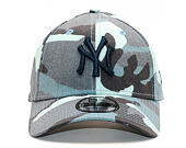 Kšiltovka New Era 9FORTY New York Yankees Camo Essential Light Navy Camo Strapback