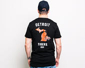 Triko New Era Detroit Tigers State Map Tee Black