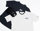 Triko New Era Heritage Script Jersey Navy