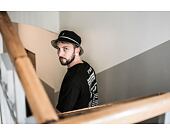Klobouk Kangol Stripe Lahinch Black