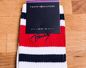 Ponožky Tommy Hilfiger Tommy Jeans Uni Nerd 1 Pair White 391001001 300