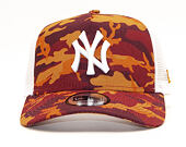 Kšiltovka New Era 9FORTY A-Frame Trucker New York Yankees Brown Camo