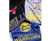 Mikina New Era Los Angeles Lakers Contrast Panel Light Gray Heather
