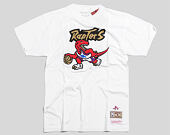 Triko Mitchell & Ness Toronto Raptors Gold Dribble White