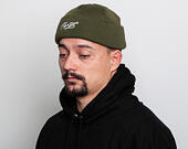 Kulich Kangol  Vintage Script Logo Beanie Winter Moss Green