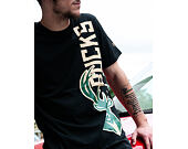 Triko New Era Team Milwaukee Bucks Black