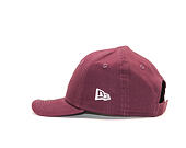 Dětská Kšiltovka New Era 9FORTY Script Toddler Maroon / White Strapback