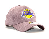 Kšiltovka New Era 9FORTY A-Frame Engineered Plus Los Angeles Lakers Maroon / Team Color Strapback