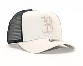 Dětská Kšiltovka New Era 9FORTY Trucker The League Essential Boston Red Sox Youth Stone / Navy Snapb