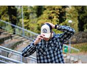Kšiltovka New Era 9FORTY Trucker Rockbay Stone / Navy Snapback