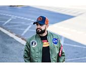 Kšiltovka New Era 9FORTY Trucker Rockbay Navy / Rust Snapback